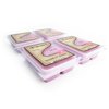 Pure Lilac Wax Melts Bulk Pack - 4 Highly Scented Bars - Made With Natural Oils - Flower & Floral Air Freshener Cubes Collection