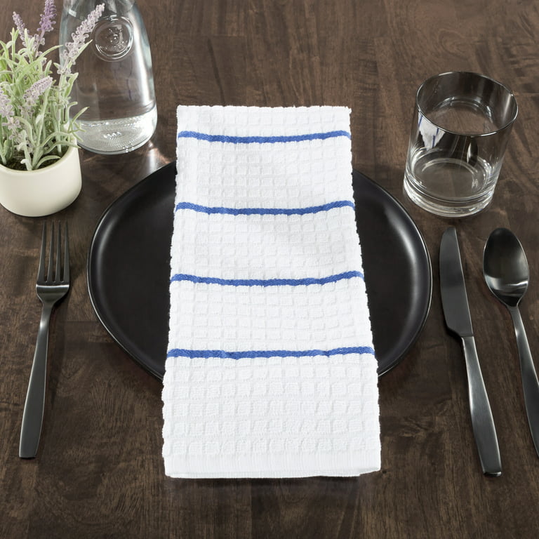 Oeleky Dish Towels for Kitchen 15x26 Inches, Pack of 8 Cotton