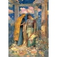 thumbnail image 3 of Redon, Odilon 14x18 Black Modern Framed Museum Art Print Titled - Mystical Conversation, 3 of 5