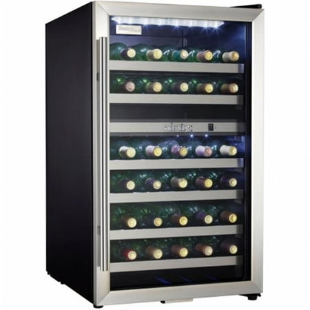 Danby Designer 38-Bottle Free-Standing Dual-Zone Wine Cooler - Black
