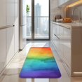 thumbnail image 4 of Rainbow Tie Dye Ink Pattern Kitchen Rug Mat,Kitchen Runner Rugs Non Skid Washable,Decorative Kitchen Floor Mats for Kitchen,Sink,Laundry,17"x47.2", 4 of 7