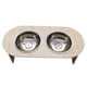 thumbnail image 3 of Tazón de madera para cachorros y gatos, soporte para comida, tazón extraíble, multipropósito, antideslizante, suministros para mascotas, plato Cuenco doble Salvador Comedero para gatos, 3 of 10