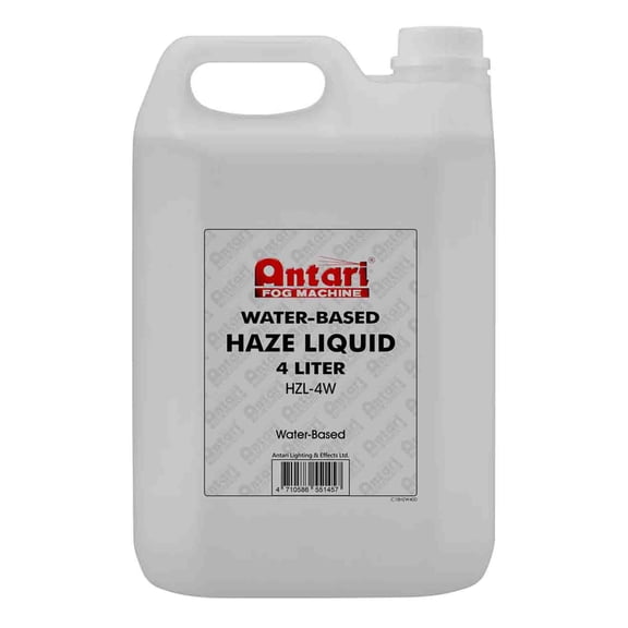 Antari HZL-4W Water Based Haze Fluid - 4L Bottle