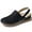 Black, variant on Shoes for Women Clogs Sandals Closed - Toe Wedge Clogs Sling - Back Mules with Foot Arch Pad ,Comfort Walking Shoes