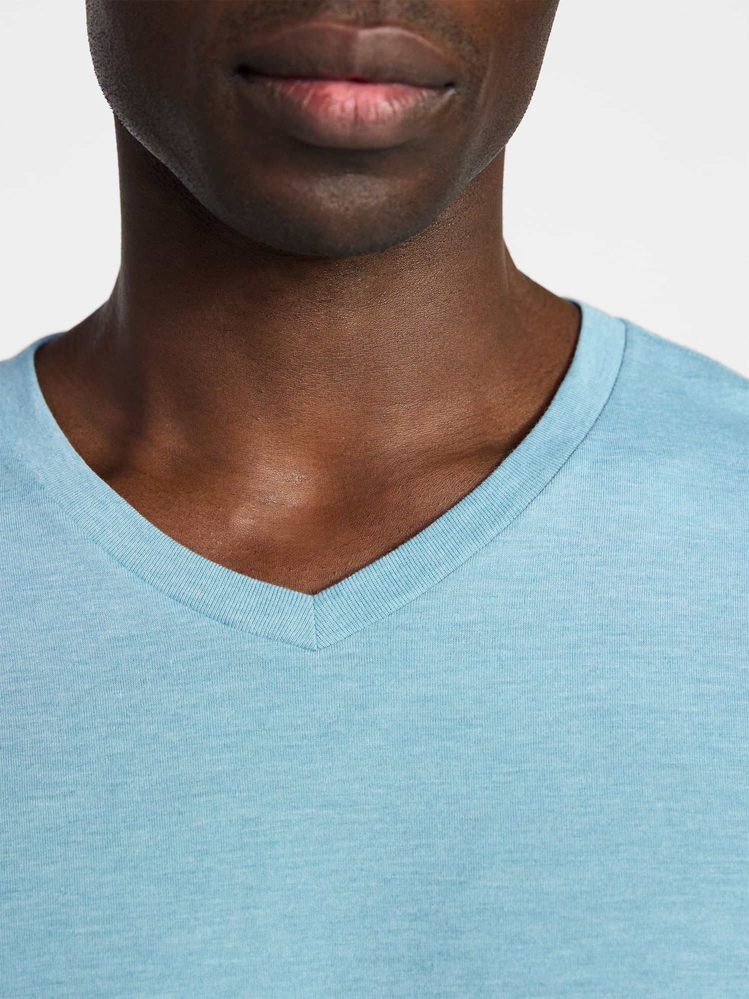 George Men's & Big Men's Relaxed Fit Short Sleeve V-Neck Tee, Sizes S-3XL