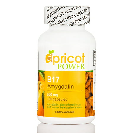 B17 (Amygdalin) 500 mg - 100 Capsules by Apricot (Best Way To Get Vitamin B17)