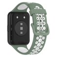 thumbnail image 3 of Correas de repuesto compatibles con HUAWEI Watch FIT2 Pulseras de silicona transpirables Correa de muñeca ajustable de dos colores para reloj inteligente, 3 of 7