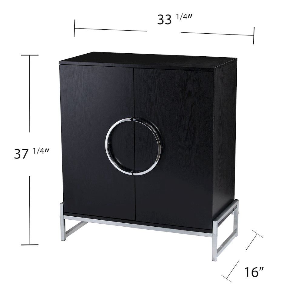 SEI Pierton Double-Door Bar Cabinet