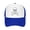 Blue, variant on Skull Unisex Trucker Hats for Men Women Adjustable Casual Baseball Caps for Outdoor Activities Dad Cap