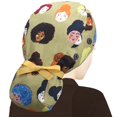 thumbnail image 3 of Gorros quirúrgicos Scrub Caps ABAMERICA Ponytail para mujer, 3 of 7