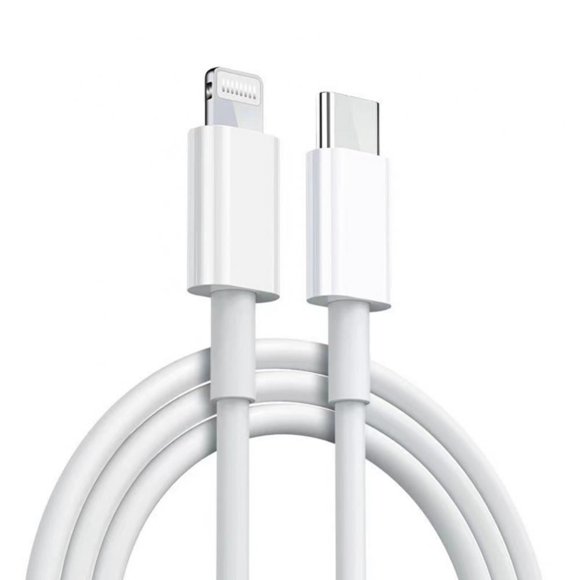 Chargeur iPhone, Cordon USB‐C vers Lightning à Charge Rapide de 6,6 Pi Compatible avec iPhone 14 13 12 Pro Max Mini X TP XR 11 Pro 8 Plus