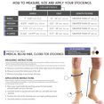 thumbnail image 2 of Truform Knee High Stockings, Open Toe: 20 - 30 mmHg, Beige, Large (short length), 2 of 7