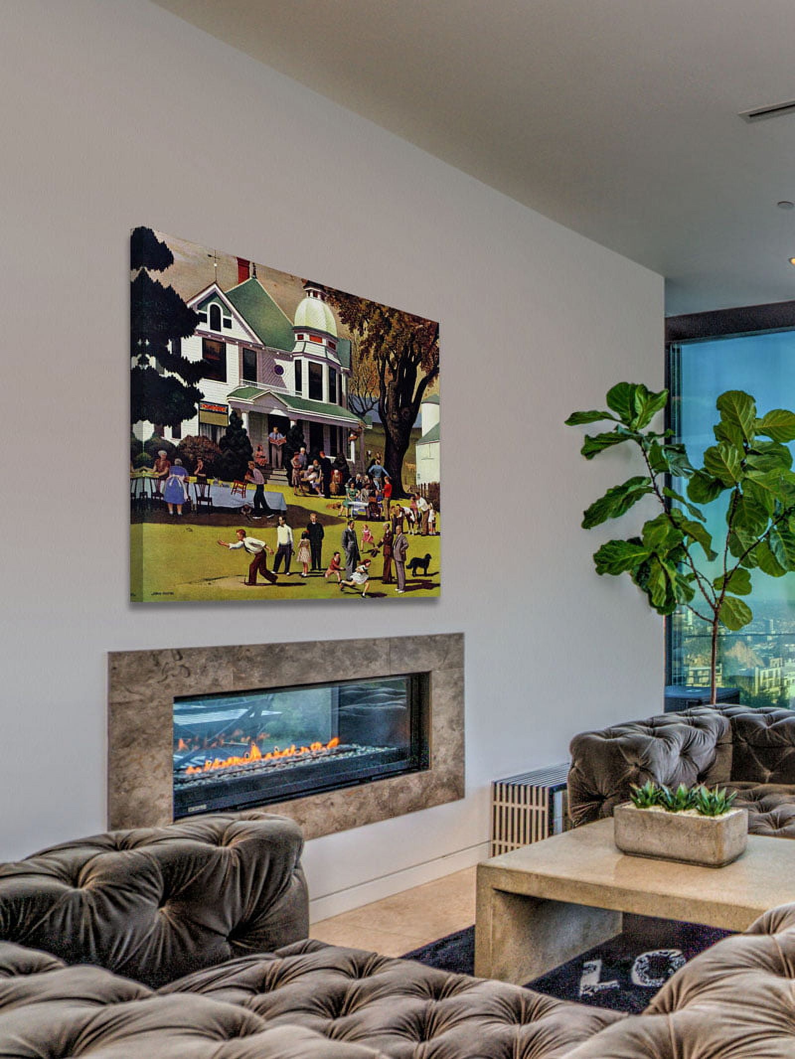 Marmont Hill "Family Reunion" by John Falter Painting Print on Canvas