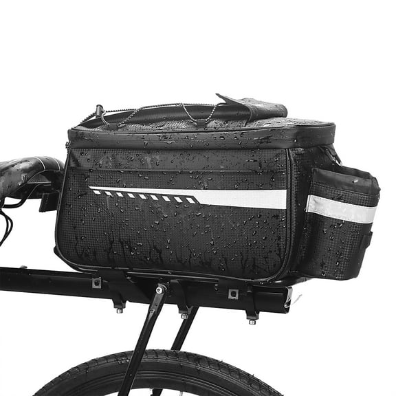 Waterproof Insulated Trunk Cooler Bag Cycle  Rear Rack Seat Bag Luggage Storage Bag  Bike  Bag Shoulder Bag