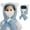 Blue, variant on Kids Balaclava Ski Mask for Girls Boys, Thermal Fleece Winter Hat with Face Cover Neck Warmer Scarf for Cold Weather, Windproof Warm Hat for Kids Ange 2-6 Years