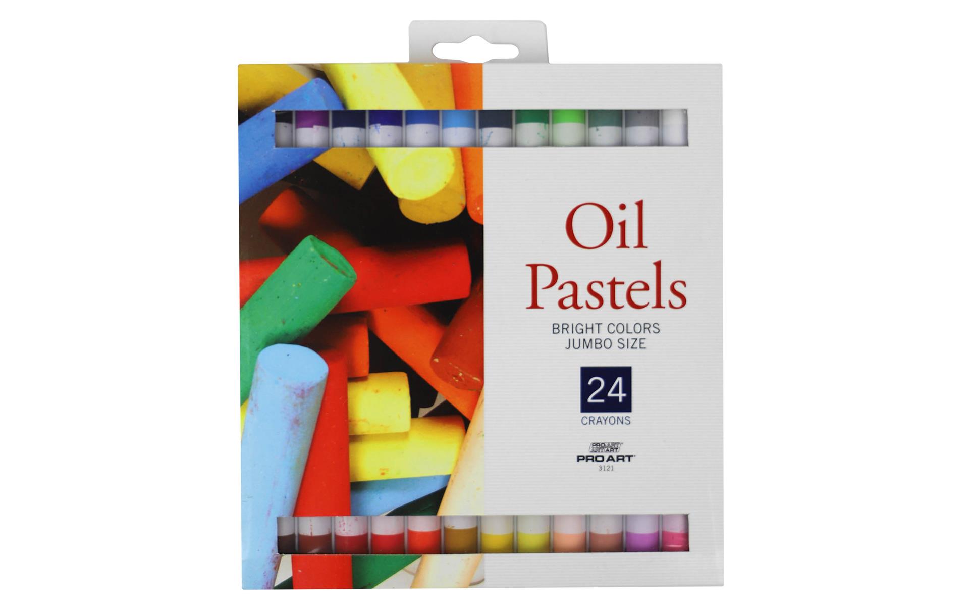 Pro Art Oil Pastel Jumbo Bright Colors 24pc