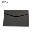 thumbnail image 3 of Unique Bargains Blank Small Items Storage Card Holder Mini Envelopes, Black 100 Pack, 3 of 6