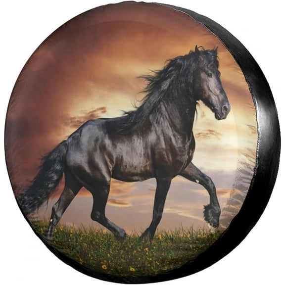 Foruidea White Hibiscus Flower Spare Tire Cover with Backup Camera Hole Wheel Tire Cover Fit Trailer, RV, SUV and Many Vehicle 17inch