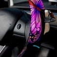 thumbnail image 5 of Flower Butterfly 14.5 Inch Printing PVC Leather Auto Accessories Car Wheel Cover Steering Wheel Covers Steering Wheel Cover, 5 of 6