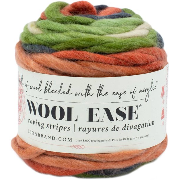 Lion Brand WoolEase Roving YarnOak