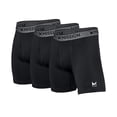 thumbnail image 1 of Calzoncillos tipo bóxer MISSION 6 Performance Mesh, paquete de 3, para hombre, color negro, 1 of 6