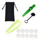 thumbnail image 2 of Kazoo con bolsa de almacenamiento con cordón, instrumento musical para adultos, regalo de concierto Verde, 2 of 9