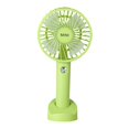 thumbnail image 3 of DOLITY Mini Hand Held Fan Personal Desk Table Fan with Base for Traveling Outdoor Multifunctional Adjustable 3 Speeds Small Personal Fan Table Fan green, 3 of 9