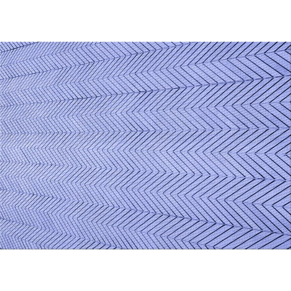 Ahgly Company Machine Washable Indoor Rectangle Transitional Blue Angel Blue Area Rugs, 2' x 5'