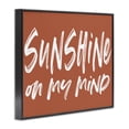 thumbnail image 4 of Sunshine State Of Mind Brown Black Framed Giclee Art, design by Lettered and Lined, 4 of 9
