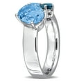 thumbnail image 5 of Everly Women's 3 1/3ct TGW Sky London Swiss Blue Topaz Sterling Silver 3-Stone Open Ring, 5 of 10