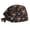 A, variant on Multicolor Cotton Working Hat Sweatband Polyester Adjustable Elastic Tie Scrub Caps for Women Men, Surgical Cap One Size