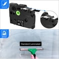 thumbnail image 3 of GREENCYCLE 3PK Compatible for Brother White on Black 24mm 8m TZ TZe TZe-355 TZ-355 TZe355 TZ355 Laminated Label Tape use in PT-330 PT-350 PT-520 PT-530 PT-540 PT-550 Label Maker, 3 of 7