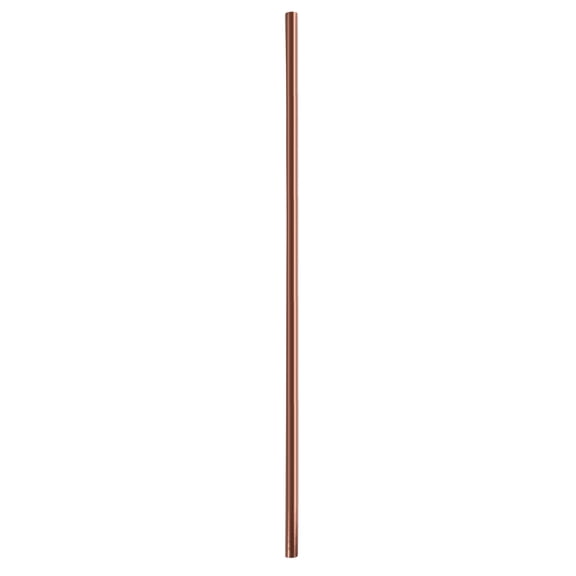 HOMEMAXS 1Pack Copper Rod for Crafting Metal Rods Dark Brown Round Shape 50.0X1.2X1.2in