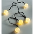 thumbnail image 4 of Plow & Hearth Multi-Function Solar Ball String Lights with 50 Warm White LEDs, 4 of 5
