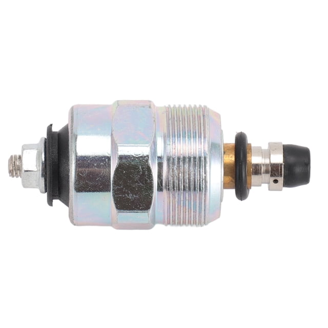 Isuzu Excavator B3.3 Stainless Steel Engine Stop Valve Fuel Shut Off Solenoid Valve Standard Connector