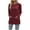 Wine, variant on Annhoo Long Sleeve Sweaters for Women Fall Comfy Crewneck Knit Tops Ladies Casual Loose Tunics with Pockets