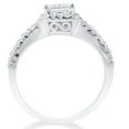 thumbnail image 2 of Pompeii 1 5/8ct Diamond Halo Engagement Ring (1ct center) 14k White Gold Lab Grown (FG,I), 2 of 2
