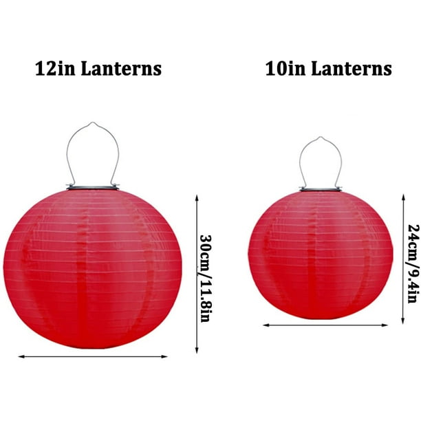 Led chinese sale paper lanterns