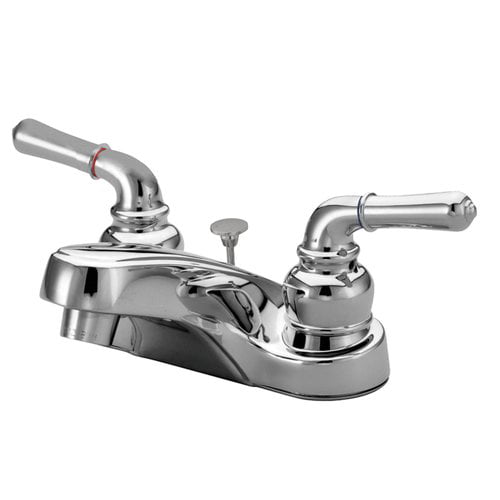 Kingston Brass KB251B 4 in. Centerset Bathroom Faucet, Polished Chrome