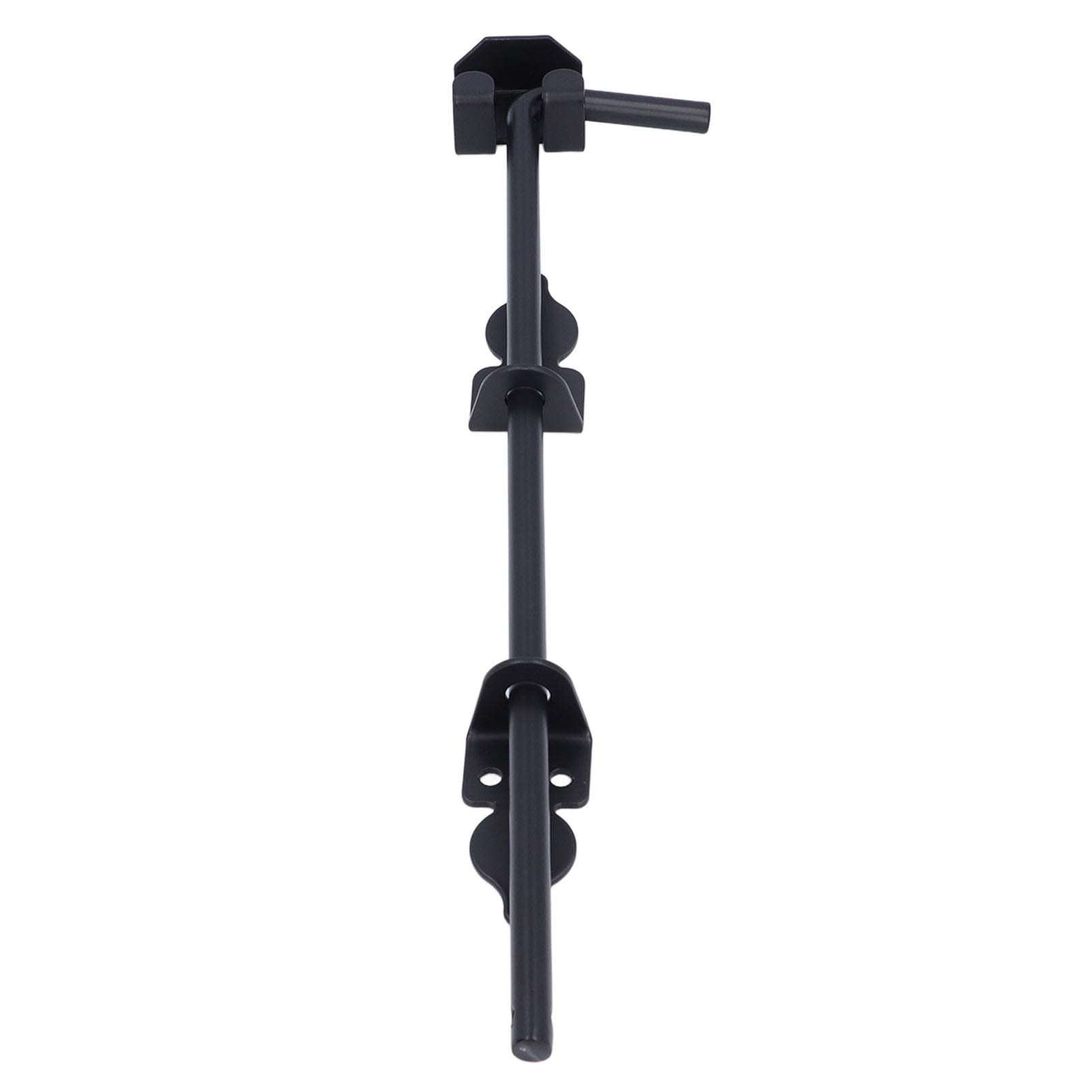 Pestillo De Tierra 12 Pulgadas Para Puertas | Acero Sólido Negro | Para Madera, PVC, Metal, Vallas