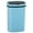 Blue, variant on | 13 Gallon Plastic Trash Can with Lid | Blue | Automatic Touchless Garbage Can | Odor Control | Modern Oval Design | Easy to Clean | Fits Any Kitchen, Bathroom, Office or Home