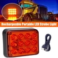 thumbnail image 2 of Clearance Now! 12LED 5V USB Charging Warning Emergency Lights Vehicle D1P0 Taill Strobe B4, 2 of 8