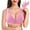 Pink, variant on Naughtyhood 3pcs Woman's Lingerie Fashion Plus Size Wire Free Comfortable Push Up Hollow Out Bra Underwear