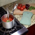 thumbnail image 3 of Ribbed Silicone Cotton Twill Pot Holder, Set of Two, Rainfall, 3 of 3