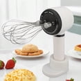 thumbnail image 3 of Cordless Electric Hand Mixer Dual Whisk Hand Mixer Stainless Steel USB Rechargeable Low Speed Cordless Electric Hand Whisk for Baking Kitchen Whipping Mixing Egg Cake Dough, 3 of 6