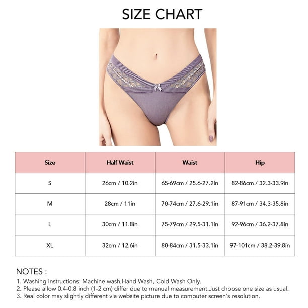 HKEJIAOI Underwear for Women 3PCS Women's Thong G-String Cotton Thongs  Women's Panties V Waist Female Underpants Pantys Lingerie Discount Deals  Savings Clearance Under 10 