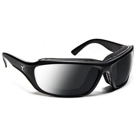 Derby Wind Blocking Padded Foam Photochromic Sunglasses for Outdoors, 100% UVA + UVB Protection, Matte Black Frame/Clear to Dark Gray Lens