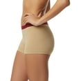 thumbnail image 2 of Women’s Seamless Boxer Briefs 6-Pack One Size Fits Most (S–L) Comfortable Stretch Underwear in Assorted Colors, 2 of 4