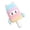 B004- Style D, variant on Spooky Halloween Decor, Halloween Pillow, Halloween Party Decorations, Halloween Stuffed Animals, 12X8 Inch Cute ed Popsicle Character Soft Plush Figure, Purple Drip Accent