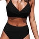 thumbnail image 1 of Traje de baño dividido para mujer, traje de baño bikini retro, traje de baño bikini de verano, 1 of 6